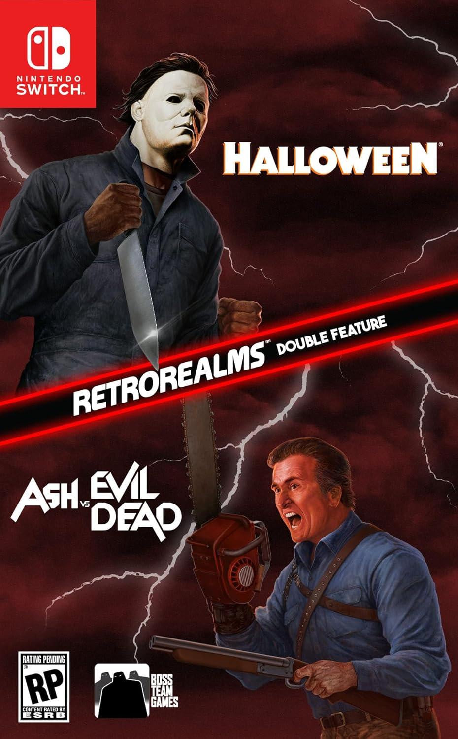 Halloween And Ash Vs Evil Dead RetroRealms Double Feature - Nintendo Switch
