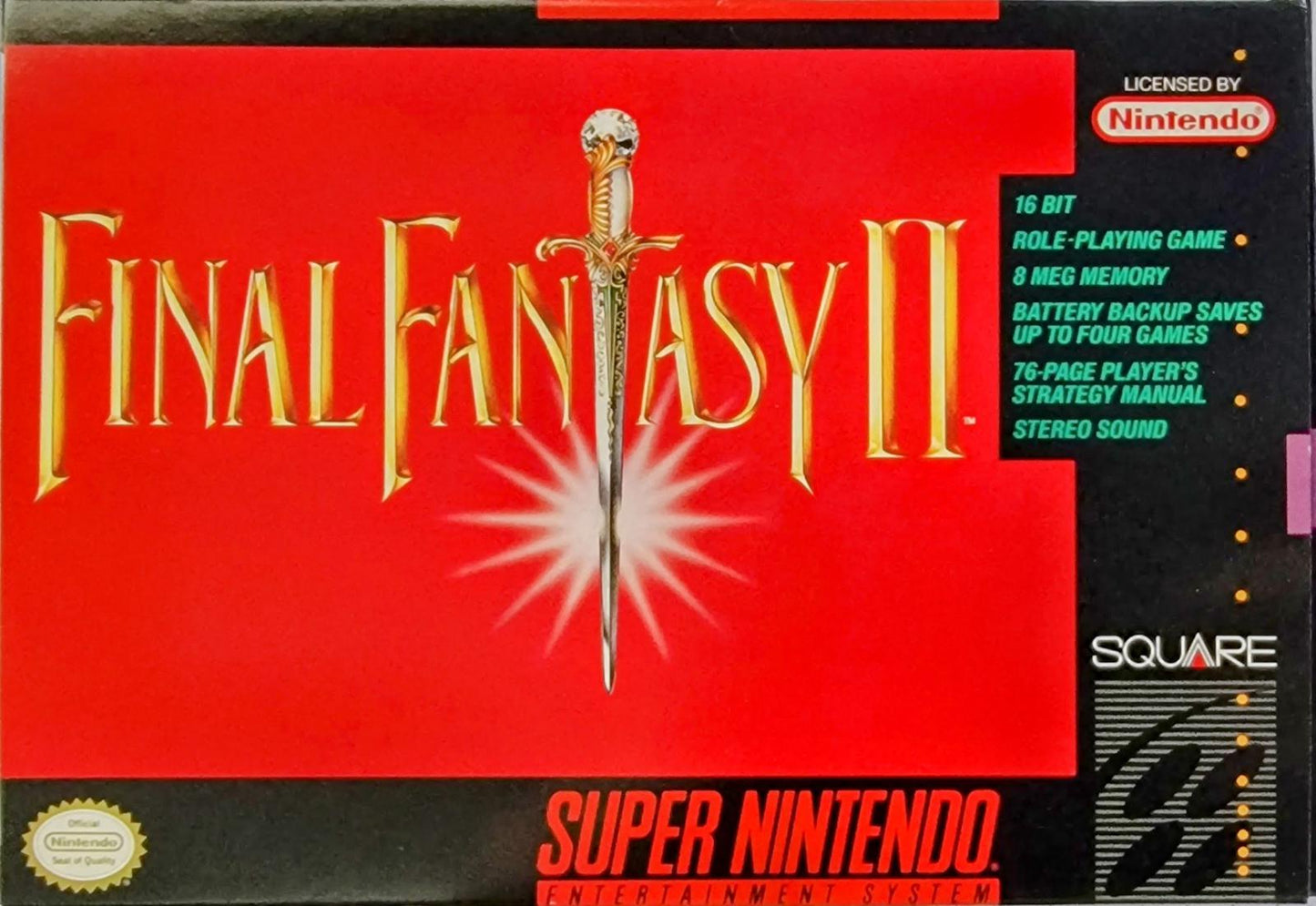 Final Fantasy II - Super Nintendo