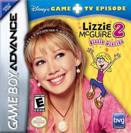 Disney's Lizzie McGuire 2 Lizzie Diaries Game + TV Episode - GameBoy Advance
