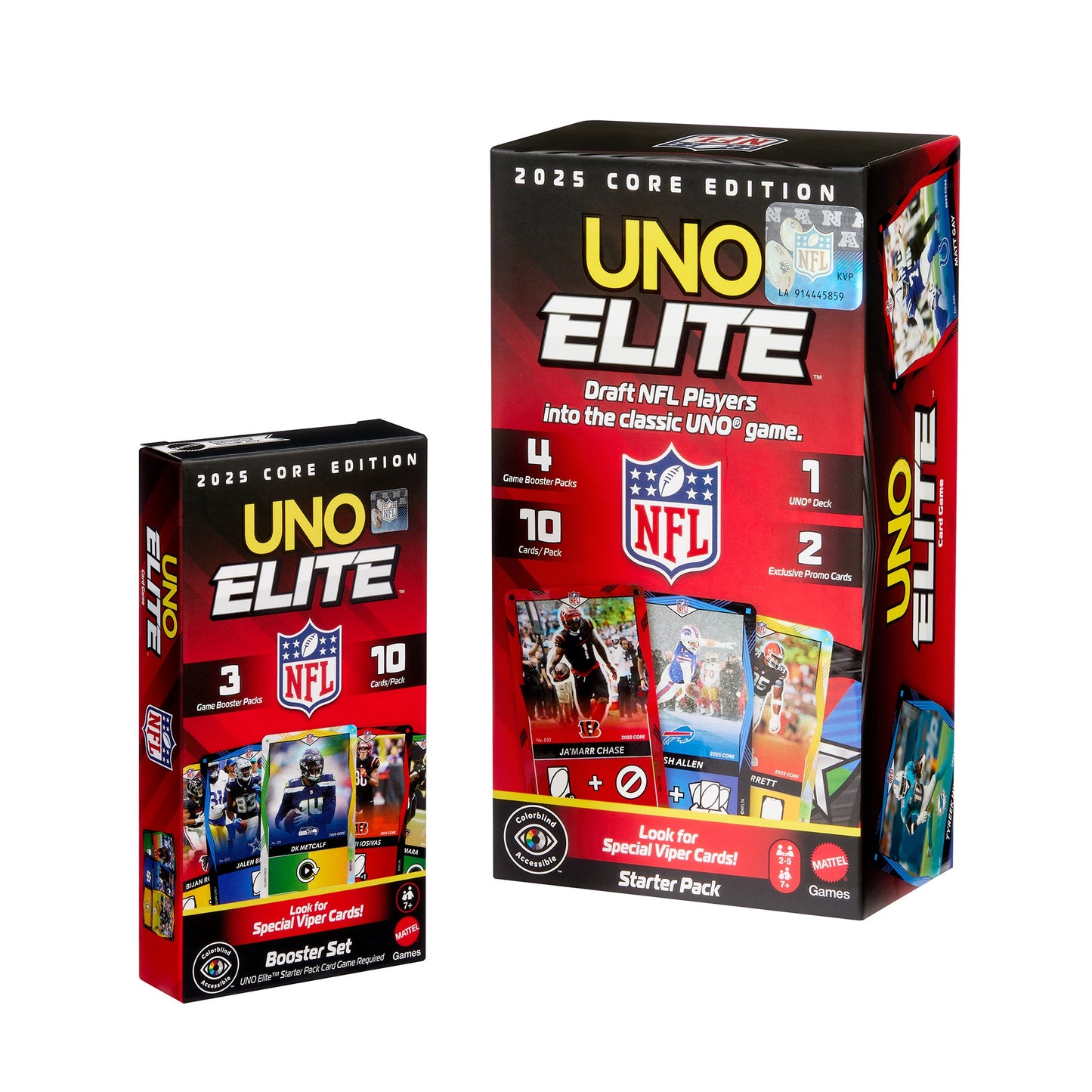 UNO Elite NFL - 2025 Core Edition - 3 Pack Booster