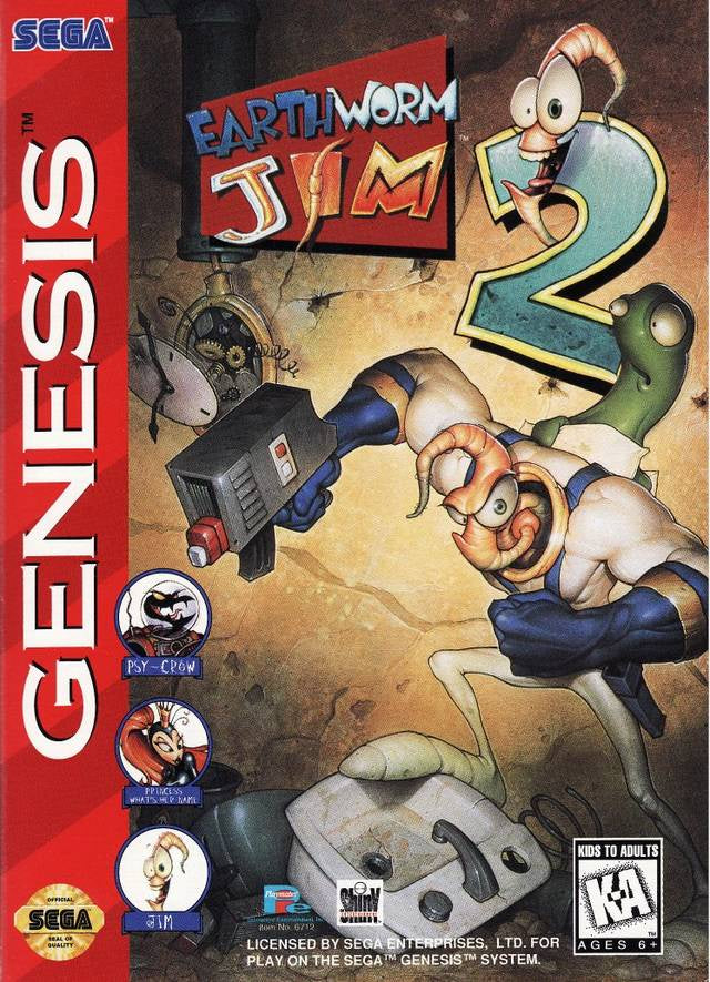 Earthworm Jim 2 - Sega Genesis