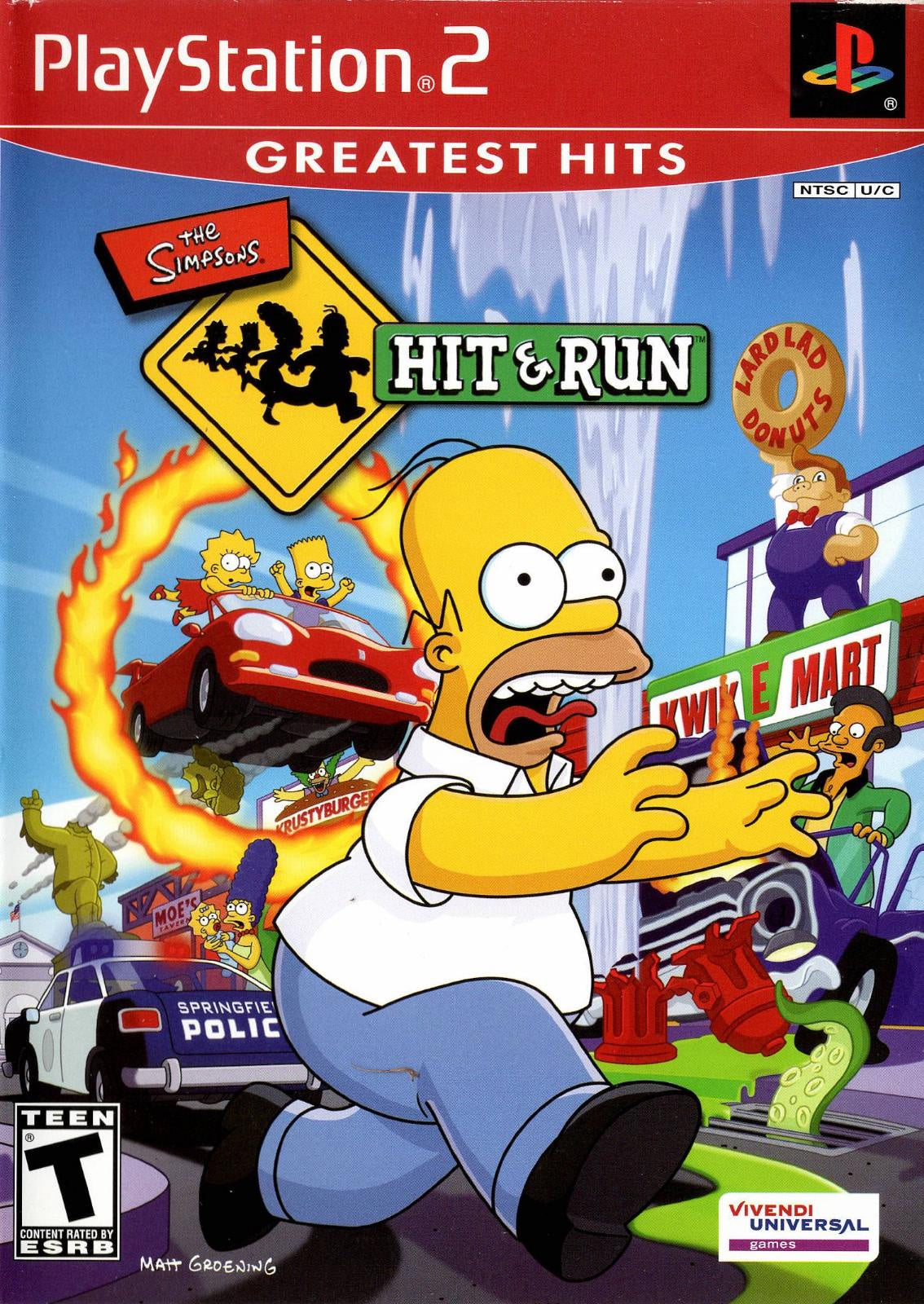 The Simpsons Hit and Run [Greatest Hits] - Playstation 2
