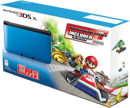 Nintendo 3DS XL Blue + Black [Mario Kart 7 Pre-installed]