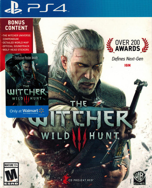 Witcher 3: Wild Hunt [Walmart Edition] - Playstation 4