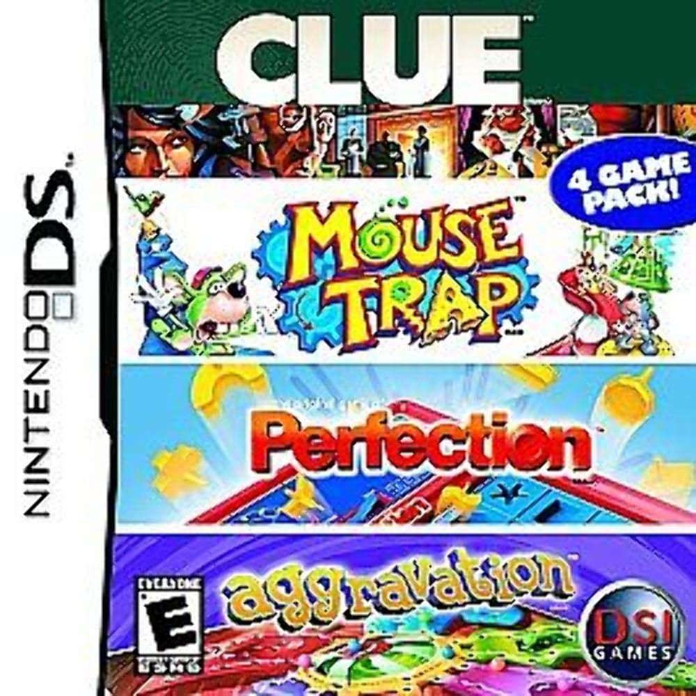 Clue/Mouse Trap/Perfection/Aggravation - Nintendo DS