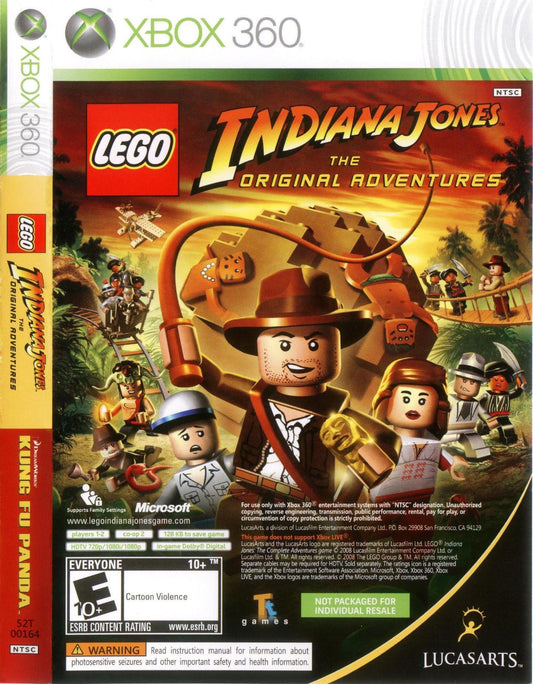 LEGO Indiana Jones and Kung Fu Panda Combo - Xbox 360