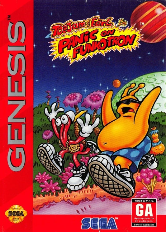 ToeJam and Earl in Panic on Funkotron - Sega Genesis