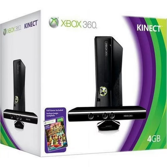 Xbox 360 Slim Console 250GB Kinect Bundle